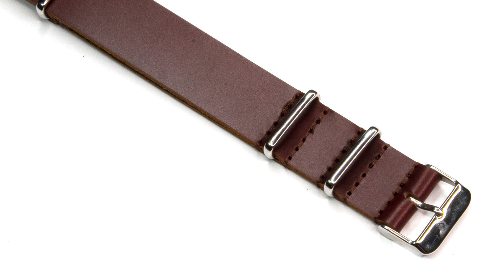 22mm Brown leather NATO strap