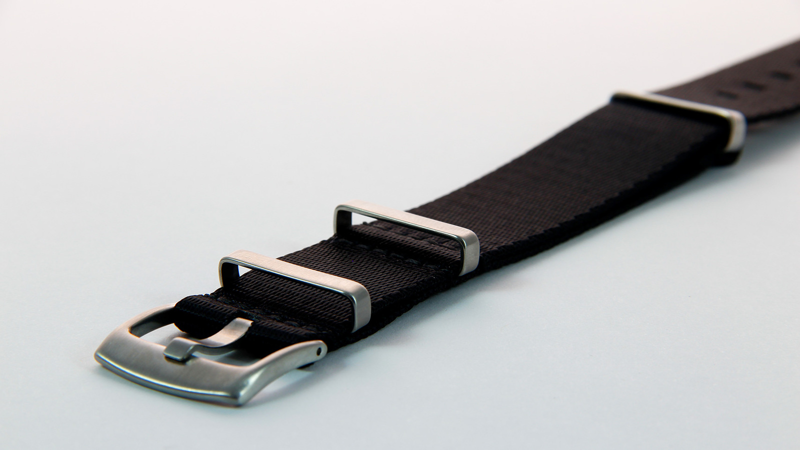 Black Seatbelt NATO watch strap