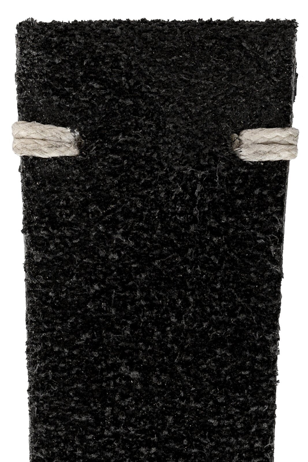 Rios1931 HUDSON Genuine Suede Leather Watch Strap in BLACK