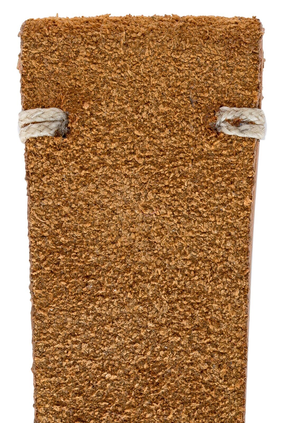 Rios1931 HUDSON Genuine Suede Leather Watch Strap in COGNAC