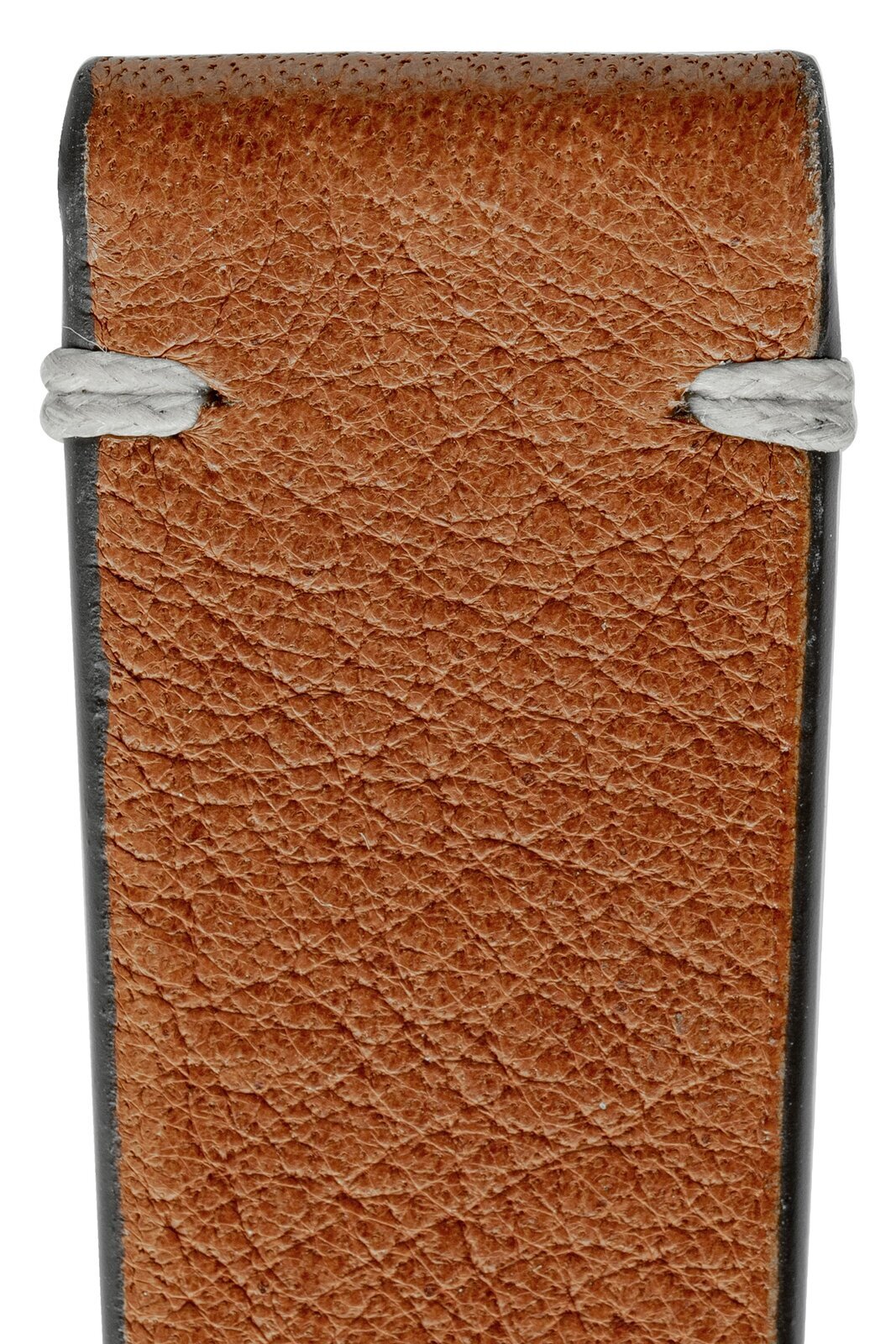 Rios1931 INZELL Retro Organic Leather Watch Strap in COGNAC