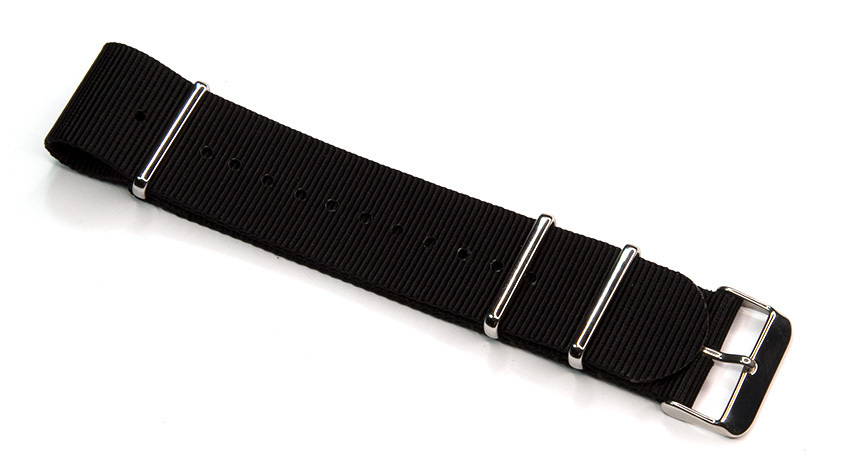 Black NATO watch strap