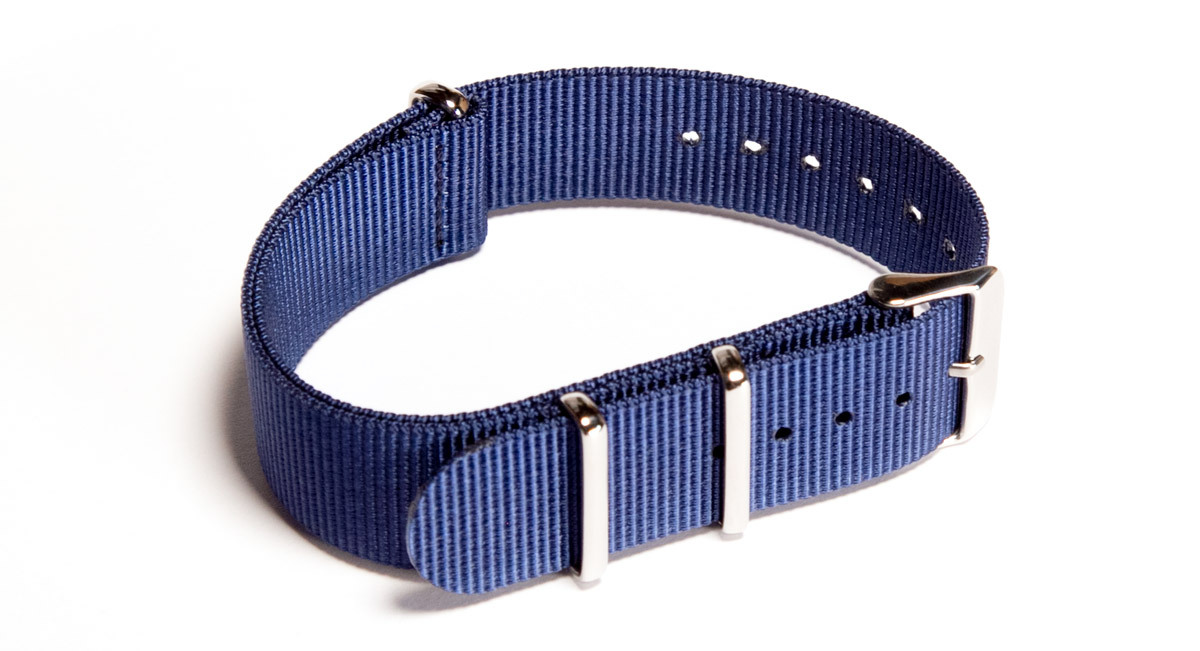 Navy blue NATO strap