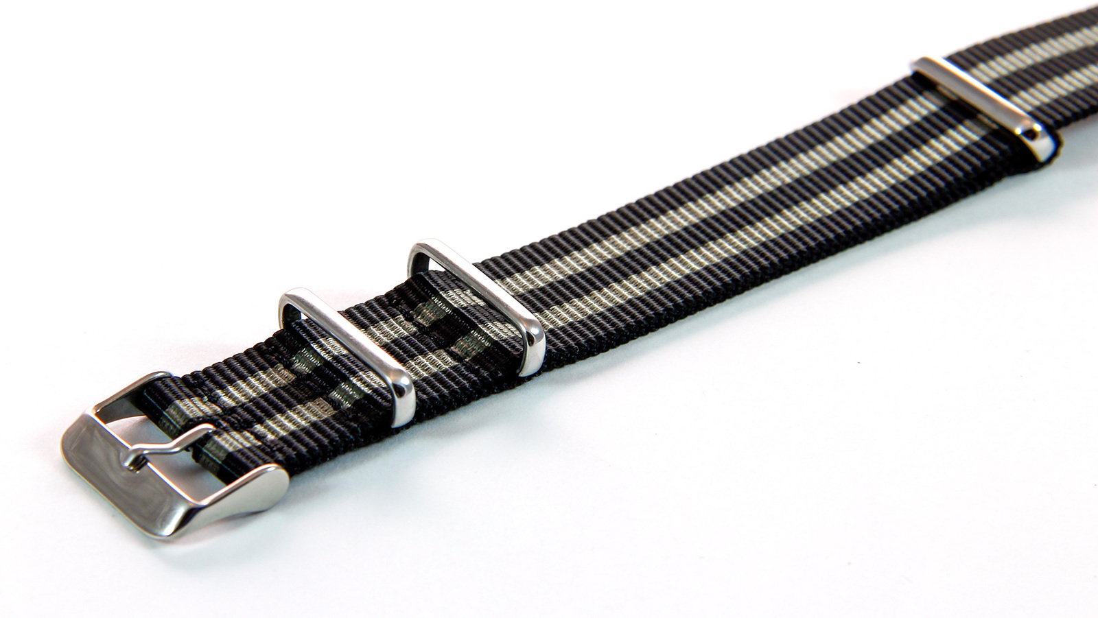 Black & Dark Grey NATO strap