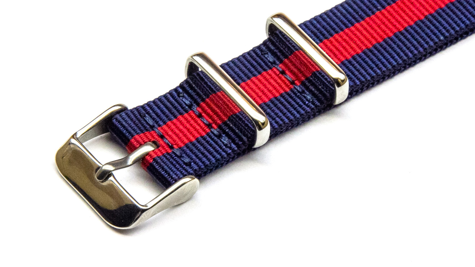 18mm Blue and red NATO strap