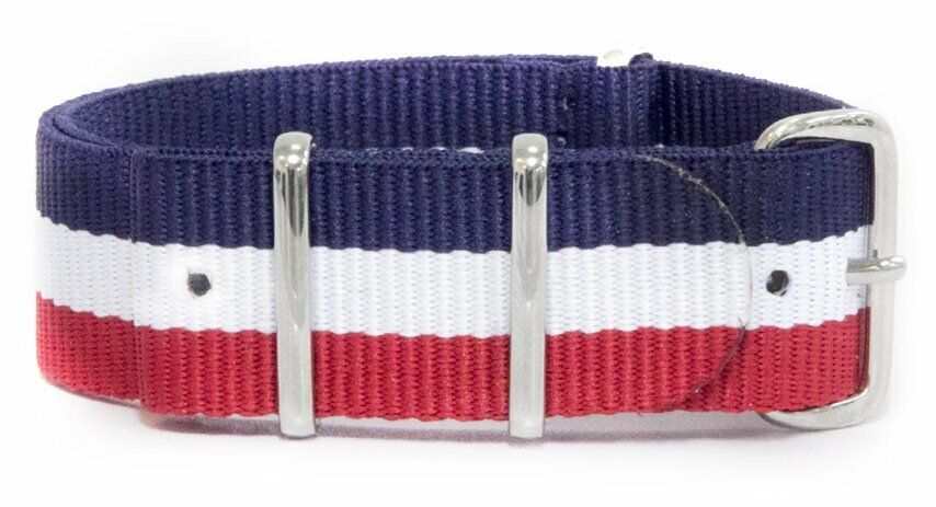 3 pack - Stripey NATO strap mix bag