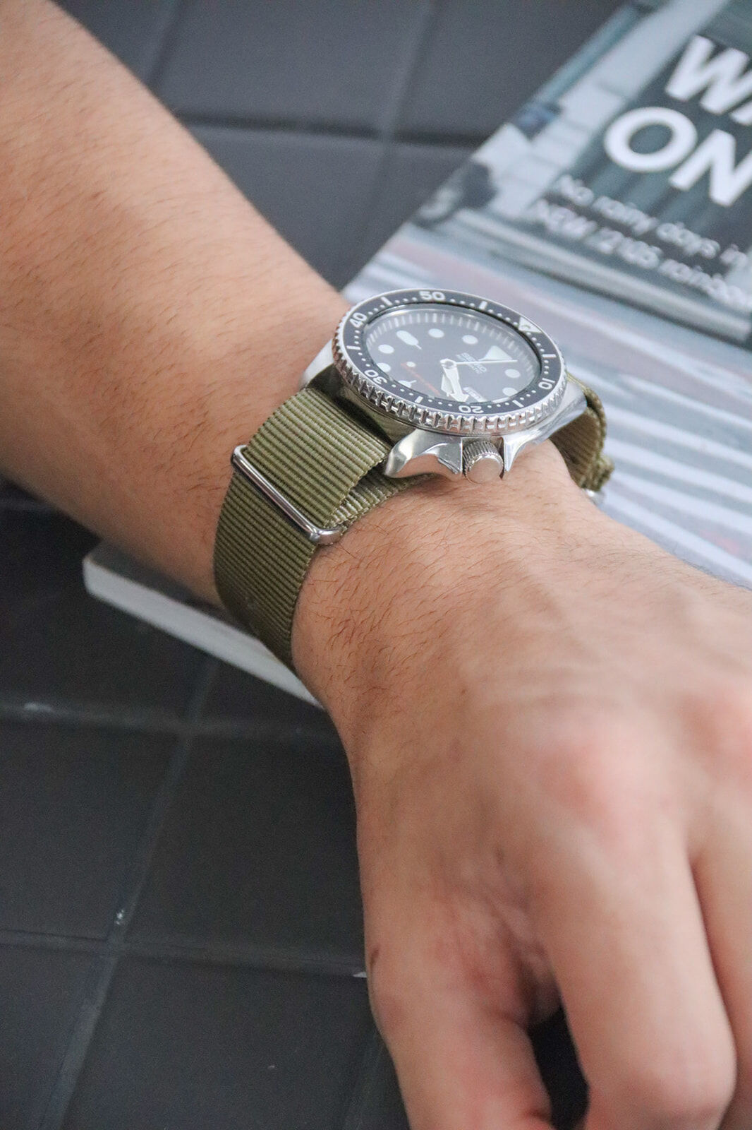 Khaki Green NATO strap