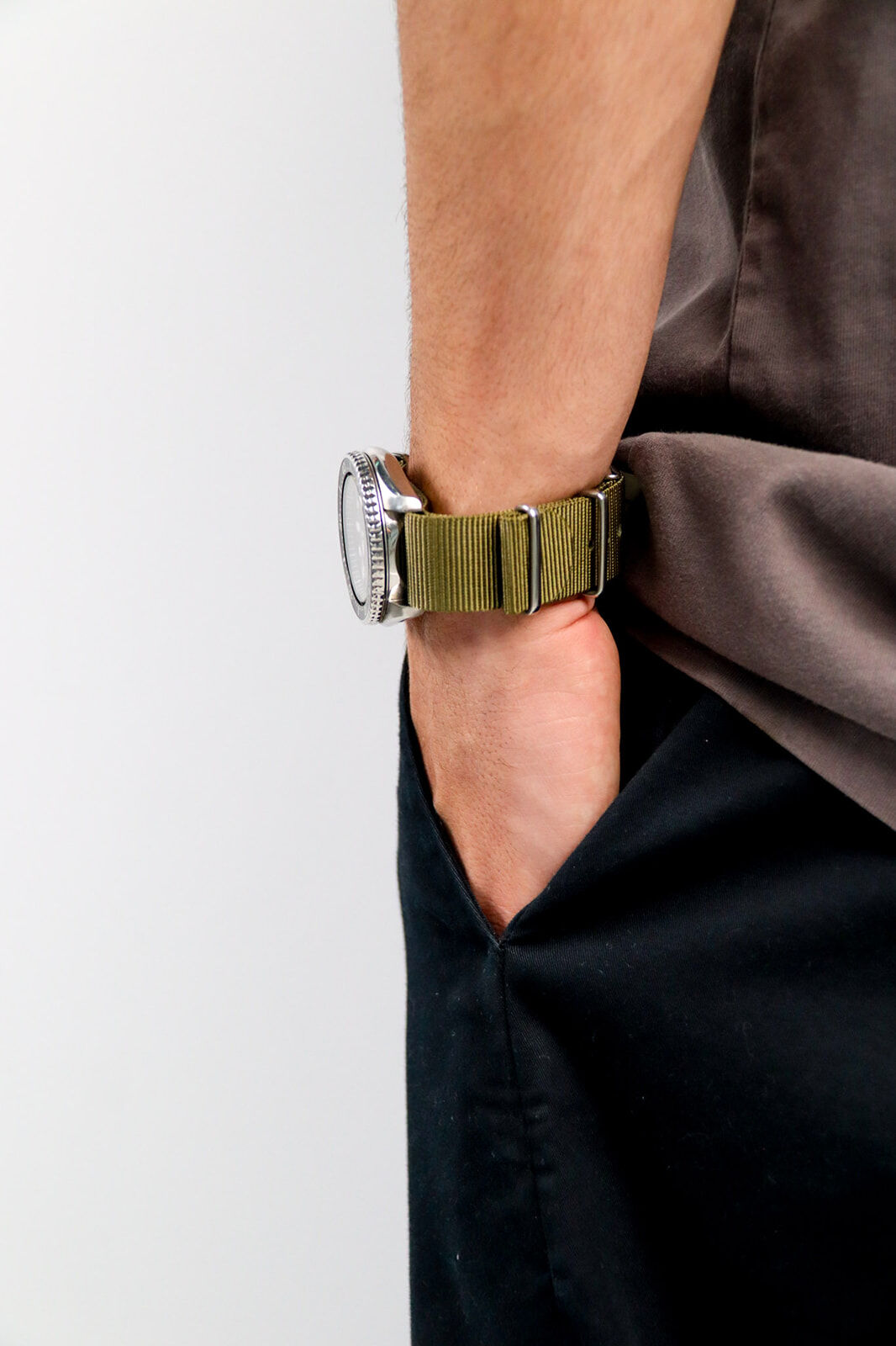Khaki Green NATO strap
