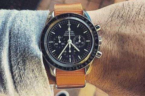 18mm Vibrant orange NATO strap